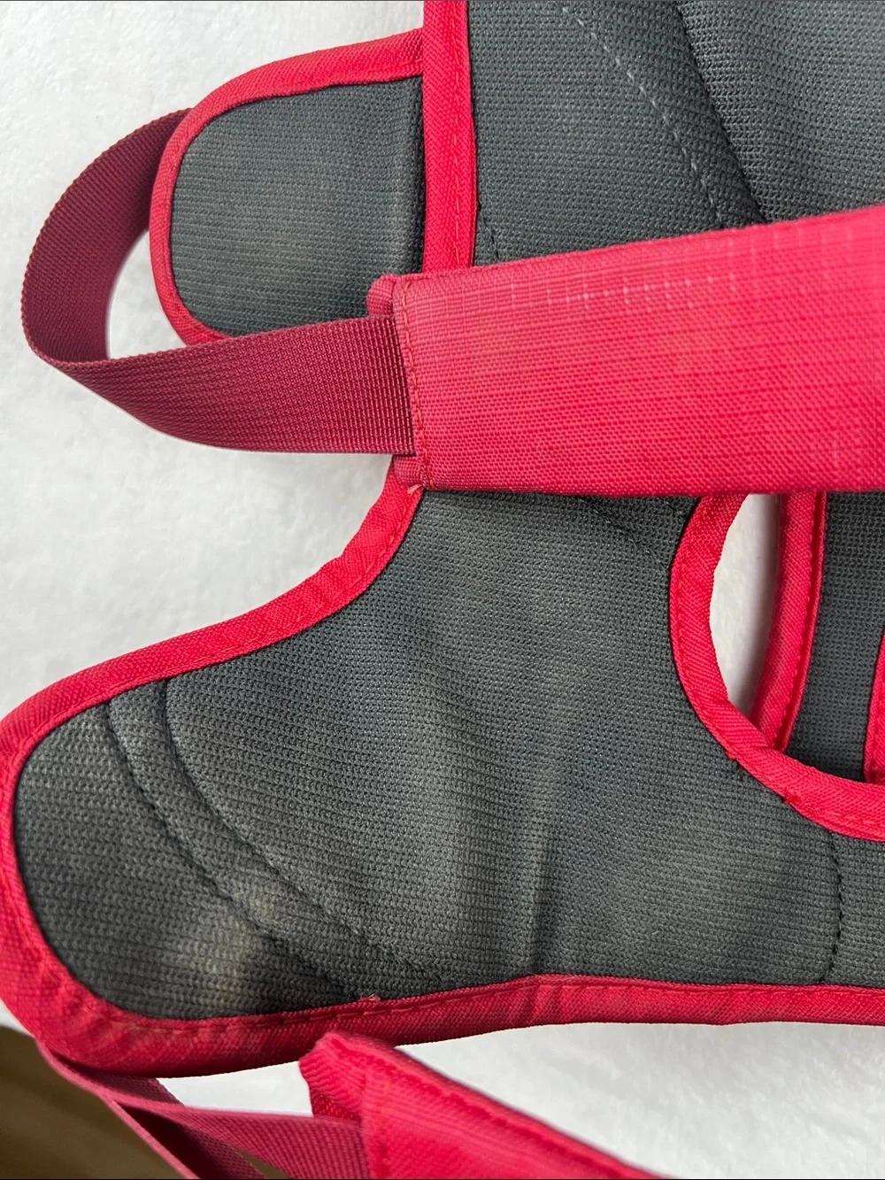 Ruffwear Web Master Dog Harness Medium Red Padded Handle Aluminum V-Ring Hiking